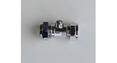 Isolating valve chrome plated compression FIG 105